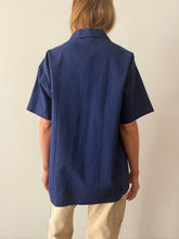60s Navy French Work Shirt