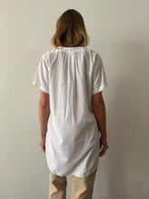 Antique White Cotton Pullover Shirt