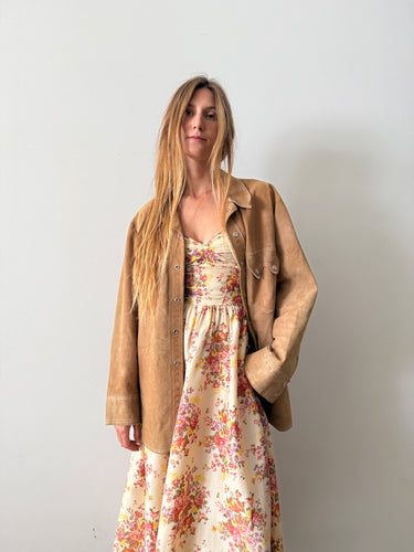 Western Suede Shirt Jacket