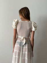 1930s Sheer White Gown