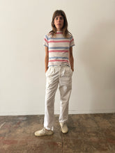 50s French White Trousers 25w