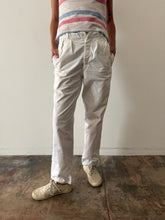 50s French White Trousers 25w
