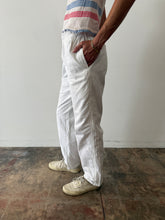 50s French White Trousers 25w