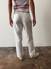 50s French White Trousers 25w