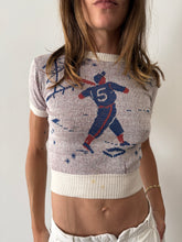 40s/50s Boys Baseball Cotton Knit Pullover