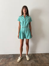 40s Teal Womens Gym Suit