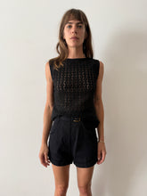 50s/60s Italian Cotton Mesh Top