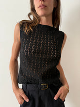50s/60s Italian Cotton Mesh Top