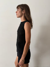 50s/60s Italian Cotton Mesh Top