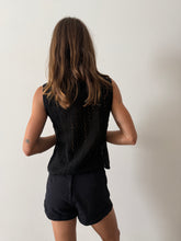 50s/60s Italian Cotton Mesh Top