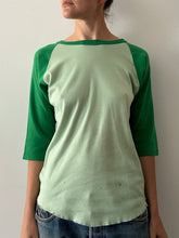 Green Baseball tee