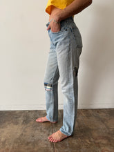 Levis 505 Patched Light Wash Jeans 27w