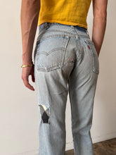 Levis 505 Patched Light Wash Jeans 27w
