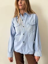40s Faded Sky Blue Mens Shirt