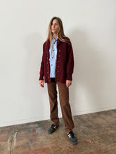 20s/30s Burgundy Shaker Sweater