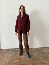 20s/30s Burgundy Shaker Sweater