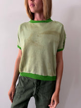 60s/70s Thrashed Stripy Sweatshirt