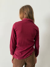60s Lace Up Long Sleeve Shirt