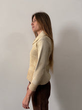 1920s Shawl Neck Wool Sweater