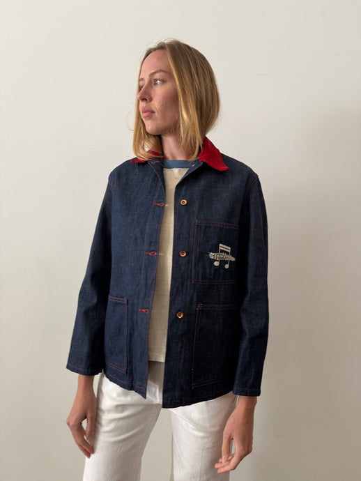 40s/50s 'Juke Jacket' Denim Chore Coat