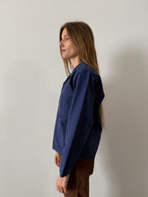 Navy Fisherman Pullover