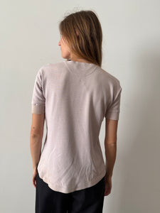 Lilac Cotton Henley