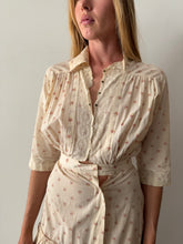 Antique Lace Detail Floral Dress