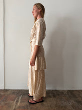 Antique Lace Detail Floral Dress