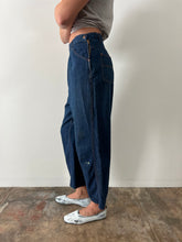 1950s Side Zip Dungarees 30w