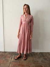 Red Striped Edwardian Dress