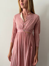 Red Striped Edwardian Dress