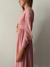 Red Striped Edwardian Dress