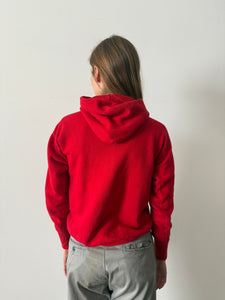 Waffle Lined Hood Lil Red Hoodie