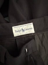 Ralph Lauren Black Wool Trousers 25w