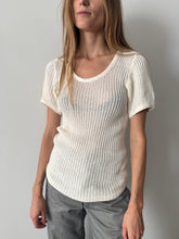 Cotton Mesh Tee