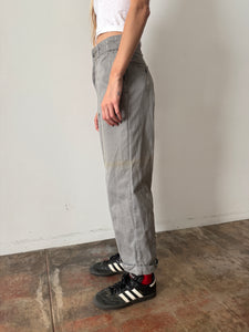 60s Grey Work Pants 28w