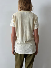 70s Off White Cotton Jockey tee