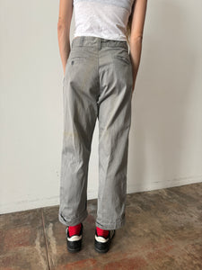 60s Grey Work Pants 28w