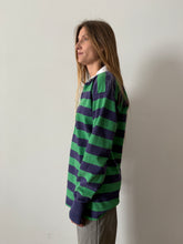 60s/70s Green & Navy Rugby Shirt