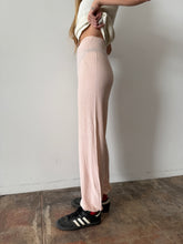 Antique Pink Cotton Knit Pants