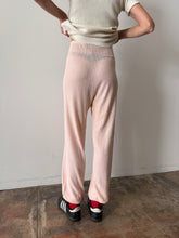 Antique Pink Cotton Knit Pants