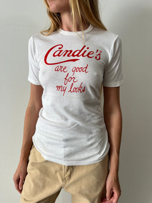 70s Candie's Shoes tee