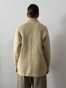 40s Cream Canadian Shaker Sweater