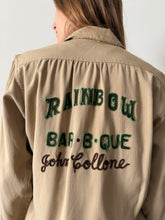 40s/50s Rainbow BBQ Western Shirt