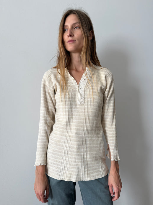 10s/20s Cotton Knit Miners Henley
