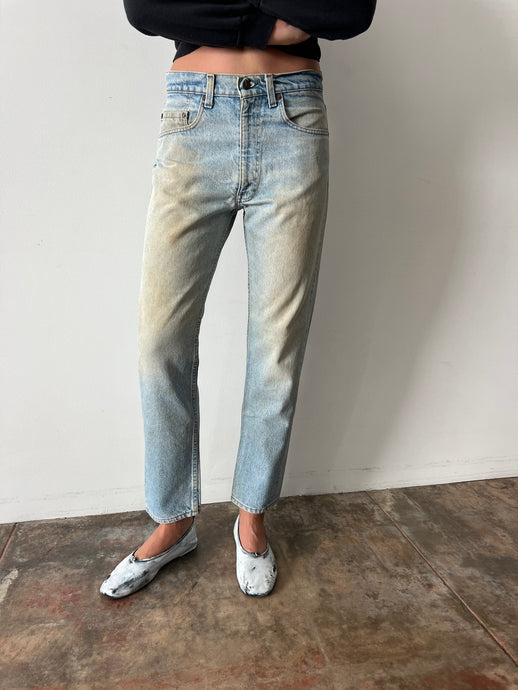 Dirty Levis 505 USA Jeans 30w