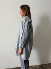 Blue Striped Grandpa Shirt