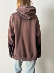 Brown Thrashed Carhartt Hoodie