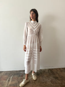 Antique Sheer Cotton Dress – mothfood shop