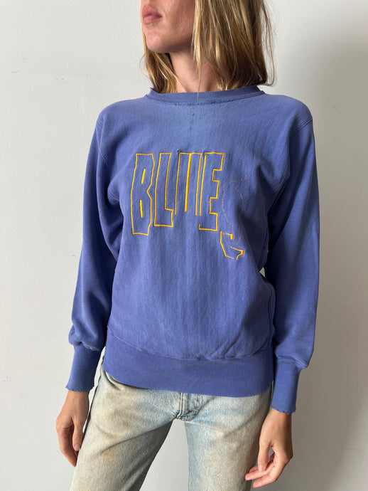 Faded Blues 90s Champion USA Sweatshirt
